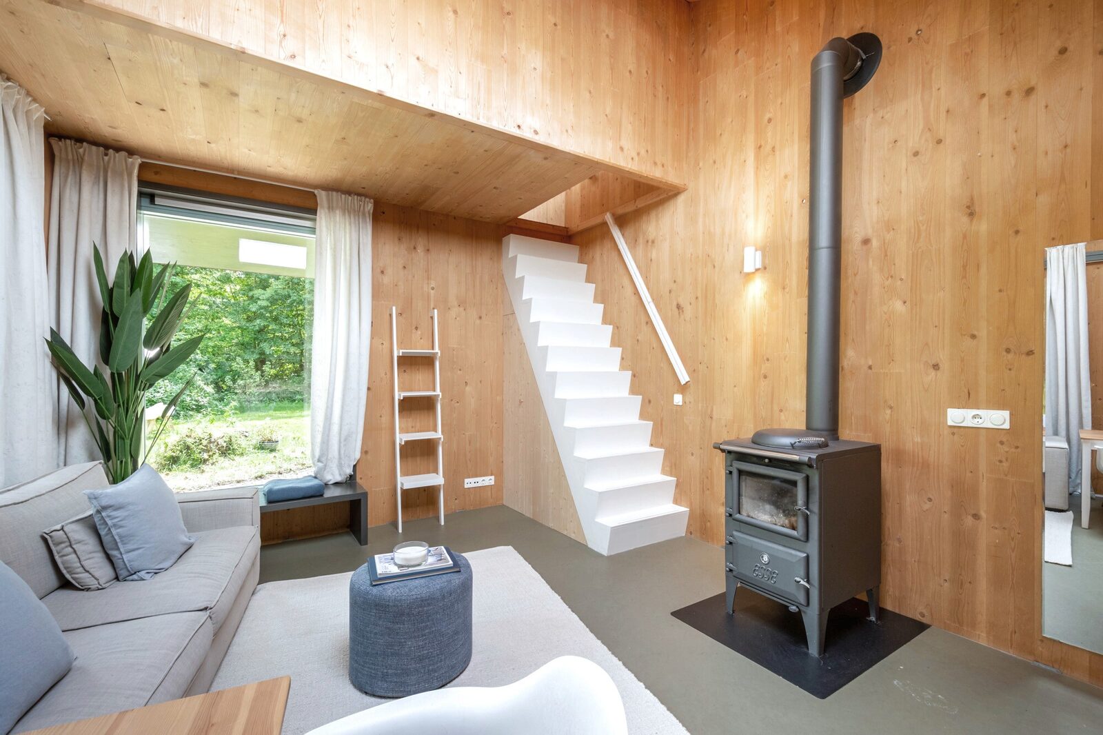 Zithoek van de tweede woning